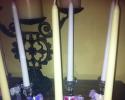 Decorated Quinceanera Candles