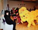Couple enjoying their Lion Dance for good luck and happiness!!!