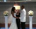 Mr. & Mrs. Dashon Colvin onboard the Carnival Breeze on July 27, 2014