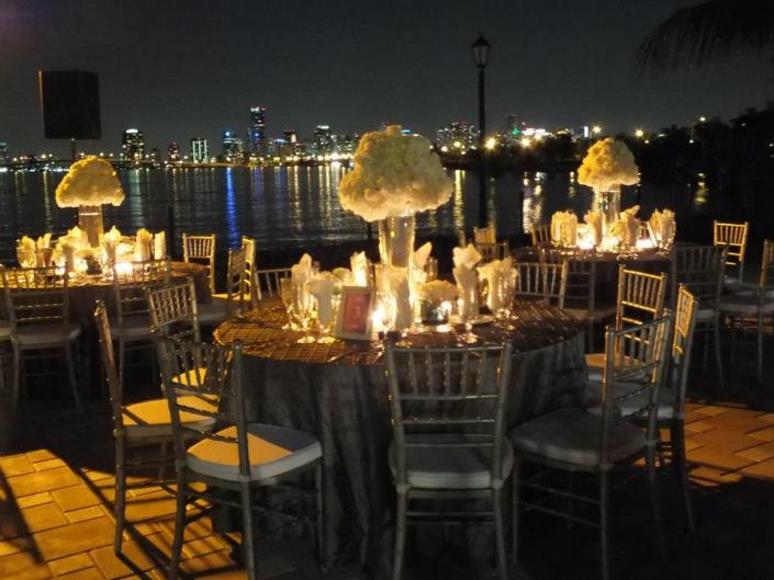 The Wedding Experience's beautiful Miami location "Sunset Cove", Key Biscayne, Florida